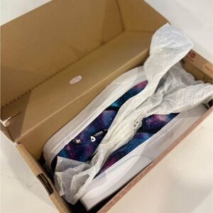 Vans 8.5 slip ons galaxy
